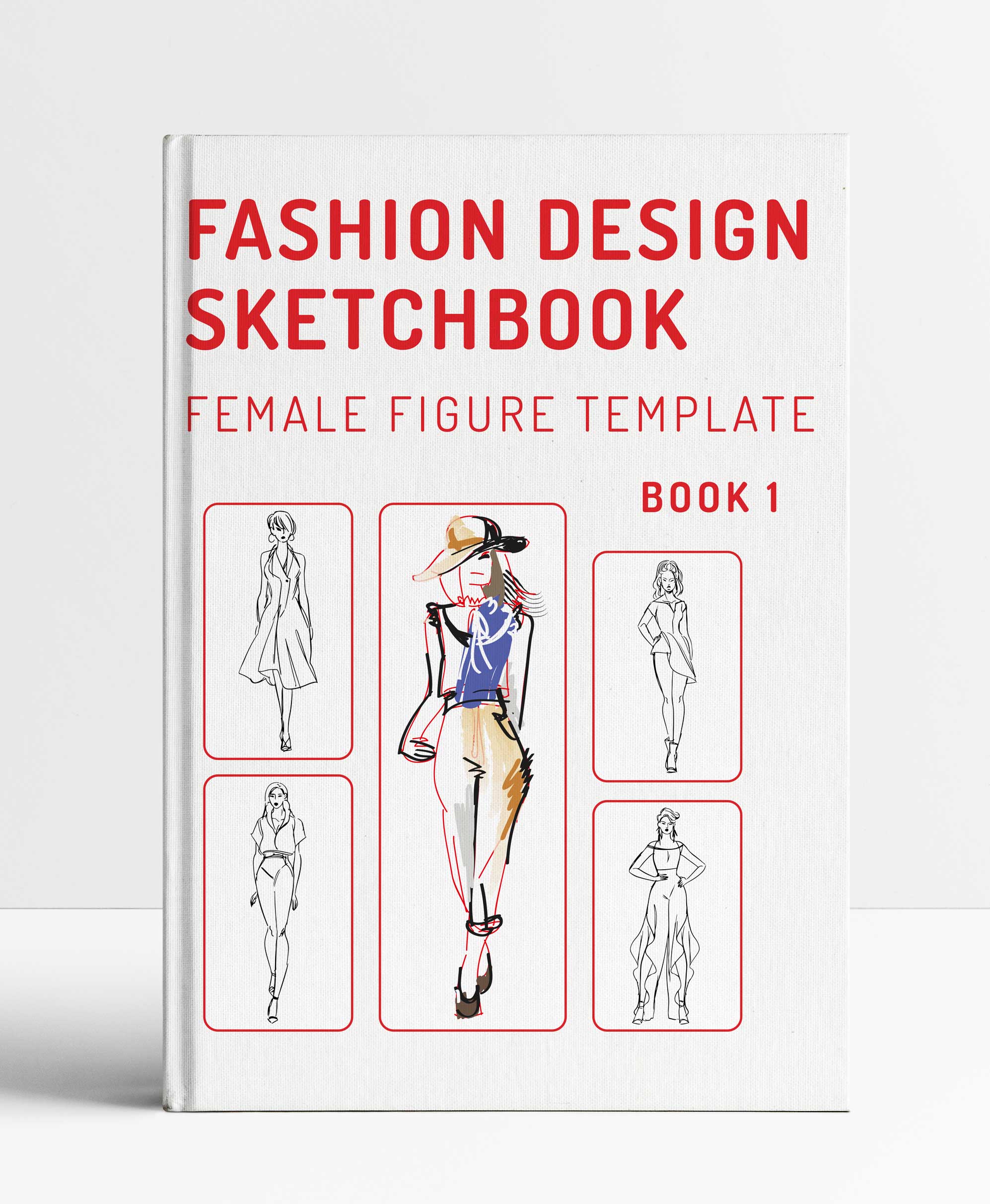 Fashion Sketchbook 432 Figure Templates  ArtShip Design