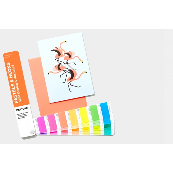 Pantone Pastel & Neon Fan Guide Coated & Uncoated GG1504A (Latest 2019 Ed.)